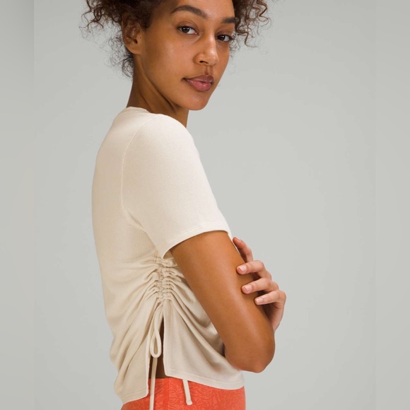 Lululemon Side Cinch Ribbed T-Shirt
White Opal - Picture 3 of 7